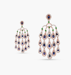 The Azure Droplets Earring